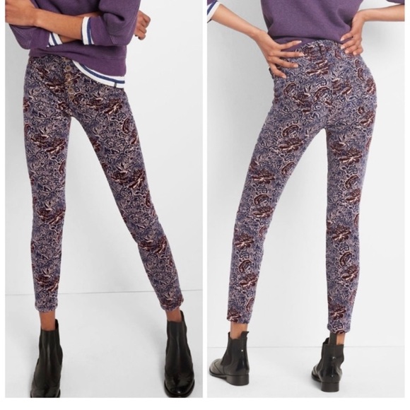 Pilcro High Rise Skinny Button-fly Corduroy Ankle Pant NWT Sz 27 - Picture 1 of 11